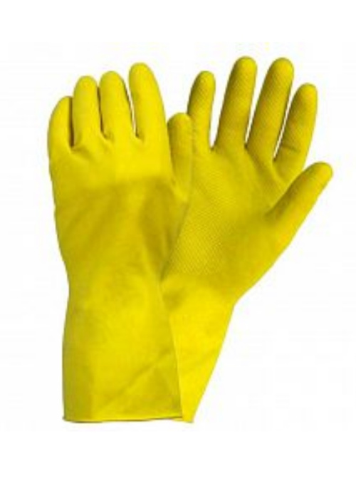 Перчатки хозяйственные латексные эконом